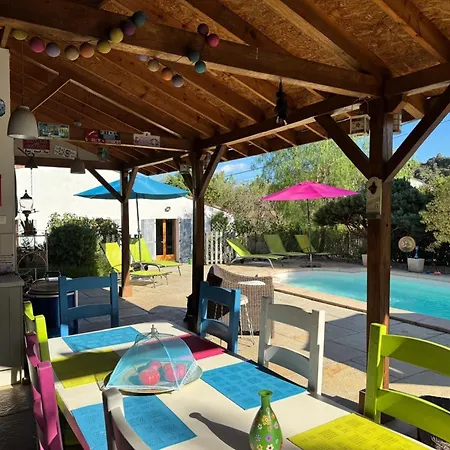 La Rocaille, House For 6 With Swimming Pool * Roquebrun